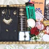 black jamdani saree