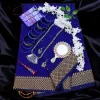 blue saree