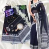 black saree combo