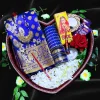 katan saree combo, gift blue katan , lota katan