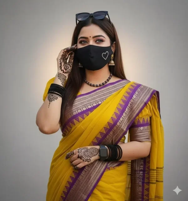 pata colr saree , cottn saree